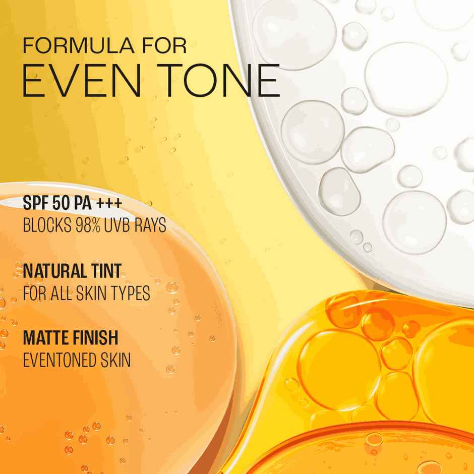 Lakme Sun Expert Tinted Sunscreen SPF 50 Pa +++ | Broad Spectrum Uva/B Protection | Blue Light