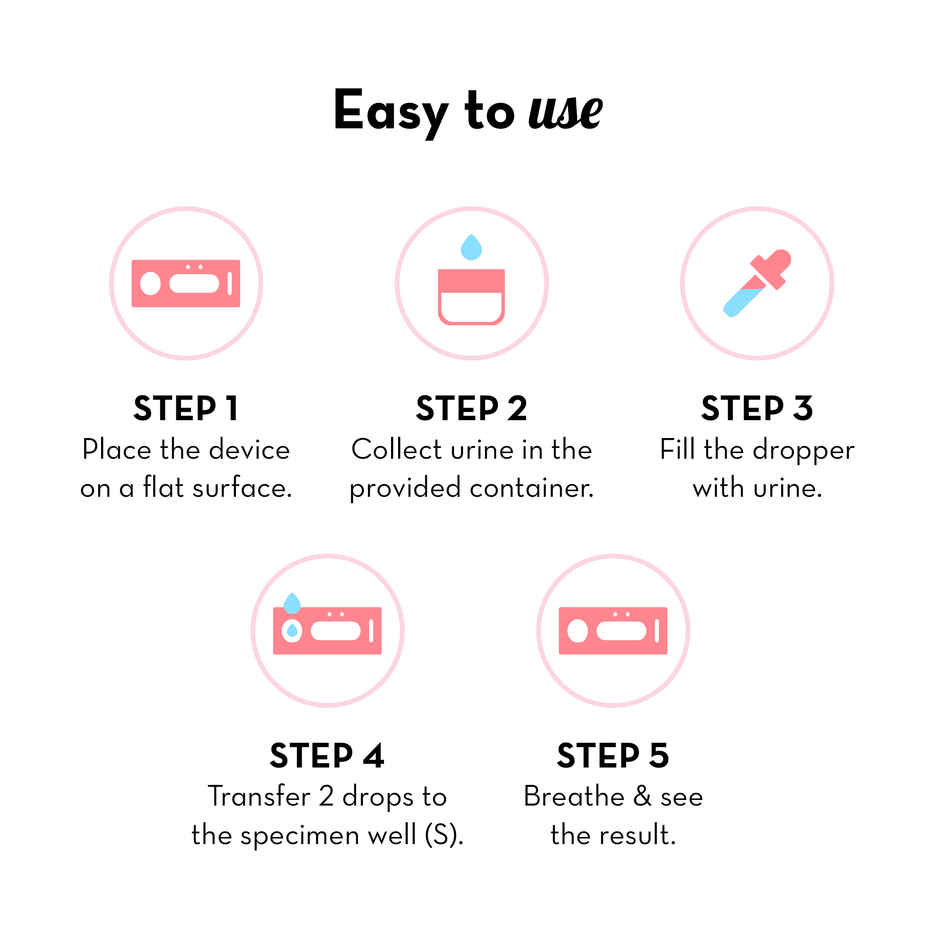 Plush Basic Pregnancy Test Kit Pack Of 3