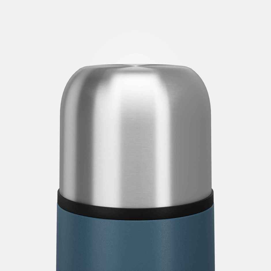 Decathlon | Quechua Stainless Steel Isothermal Flask With Cup, 400 ml | Blue