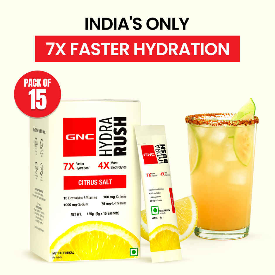 GNC Hydra Rush Citrus Salt