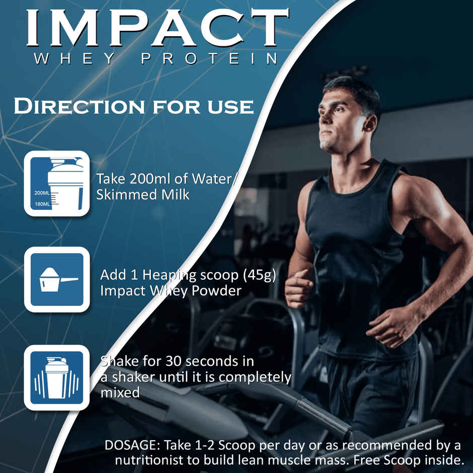 NAKPRO Impact Whey Protein blend |Isolate & Concentrate|Trustified Certified | Malai Kulfi