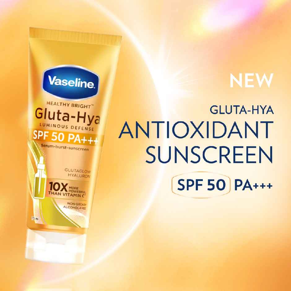 Vaseline Gluta Hya - Antioxidant SPF 50 PA+++ Sunscreen | Glutathione & Hyaluronic Acid