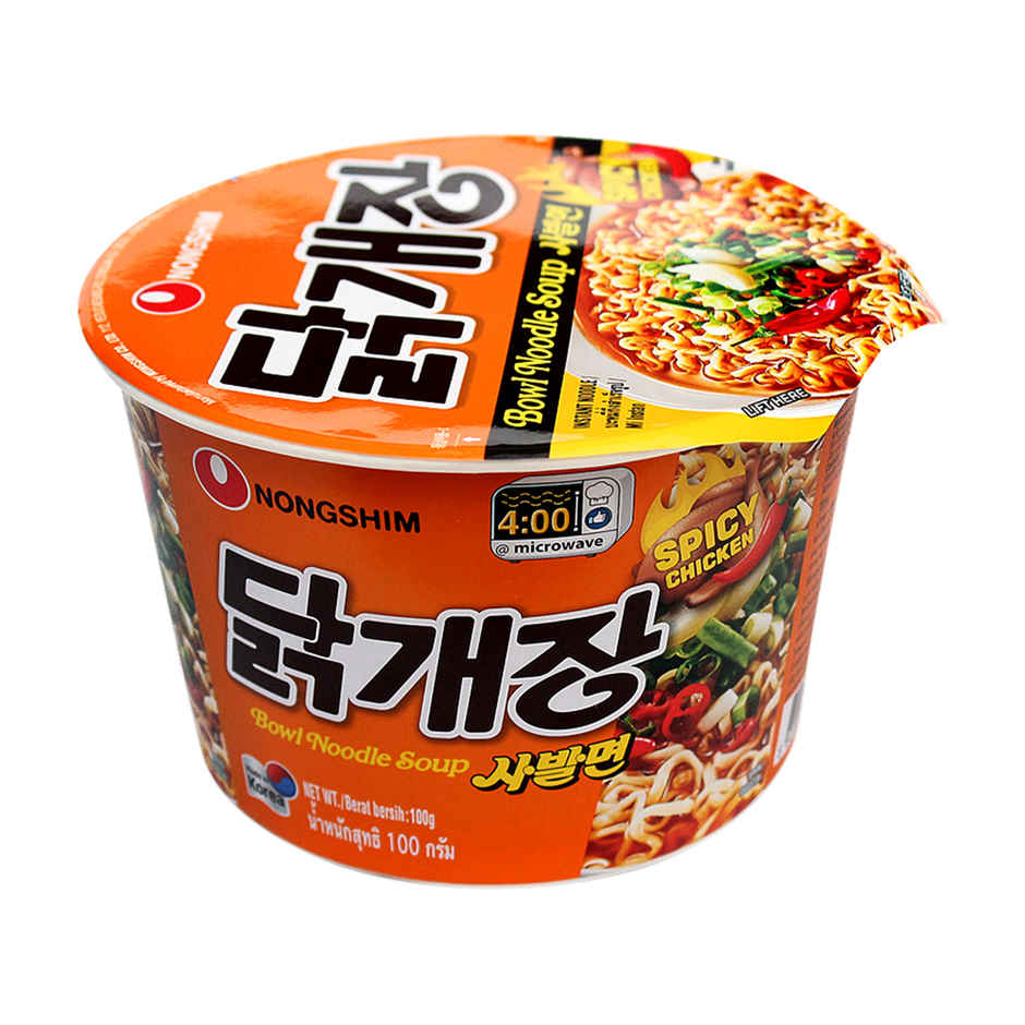 Korean Nongshim Bowl Noodle Chicken Non Veg
