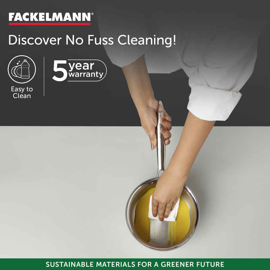 Fackelmann Stainless Steel Triply Sauce Pan 16 CM