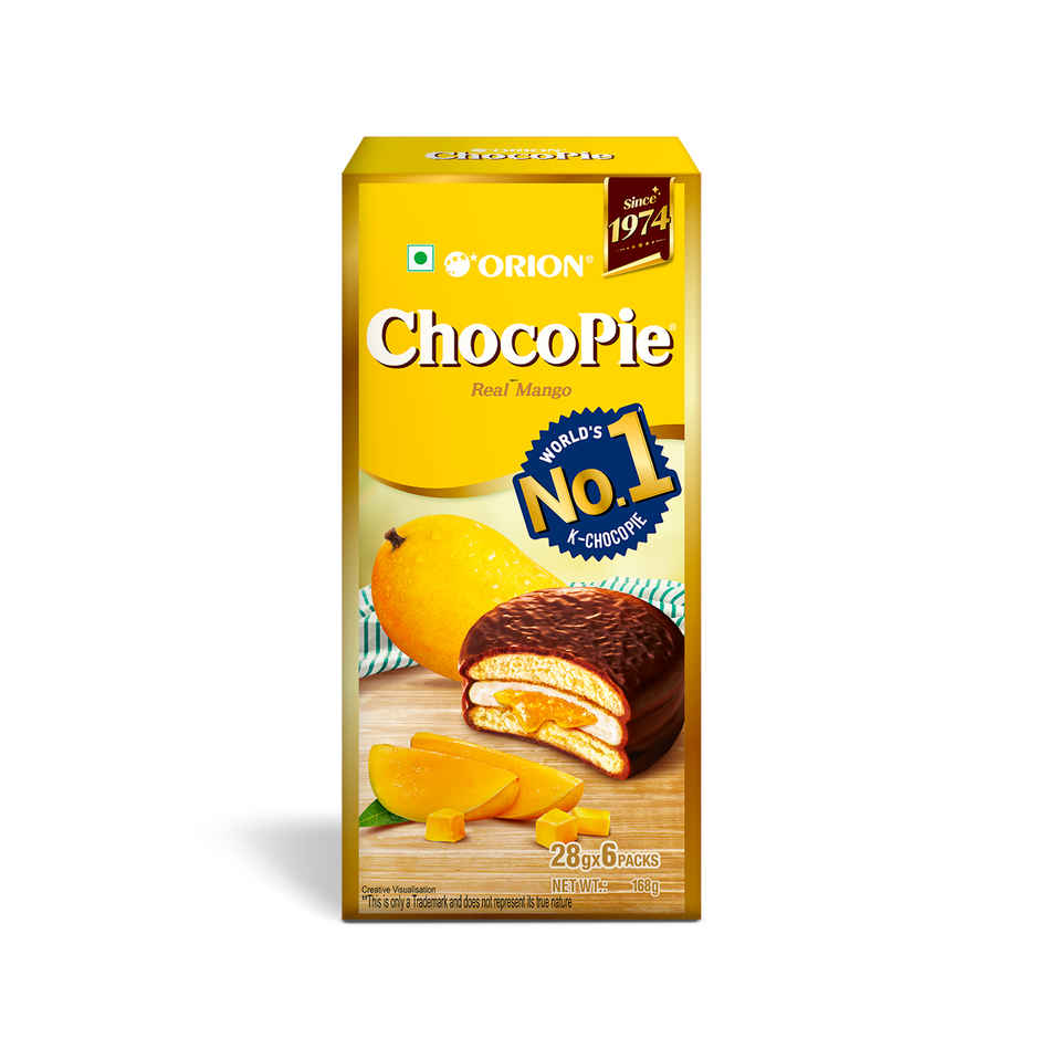 Orion Mango Choco Pie | Cake Snack