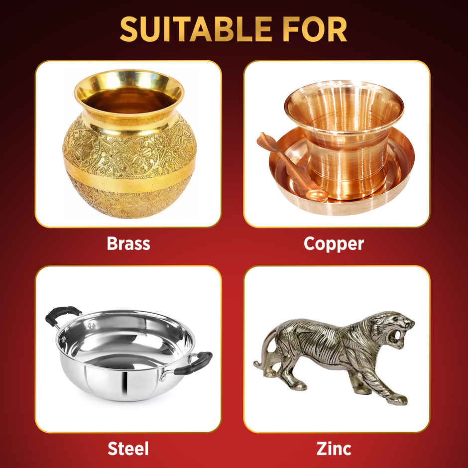 Brasso Metal Polish for Brass, Copper, Zinc & Steel