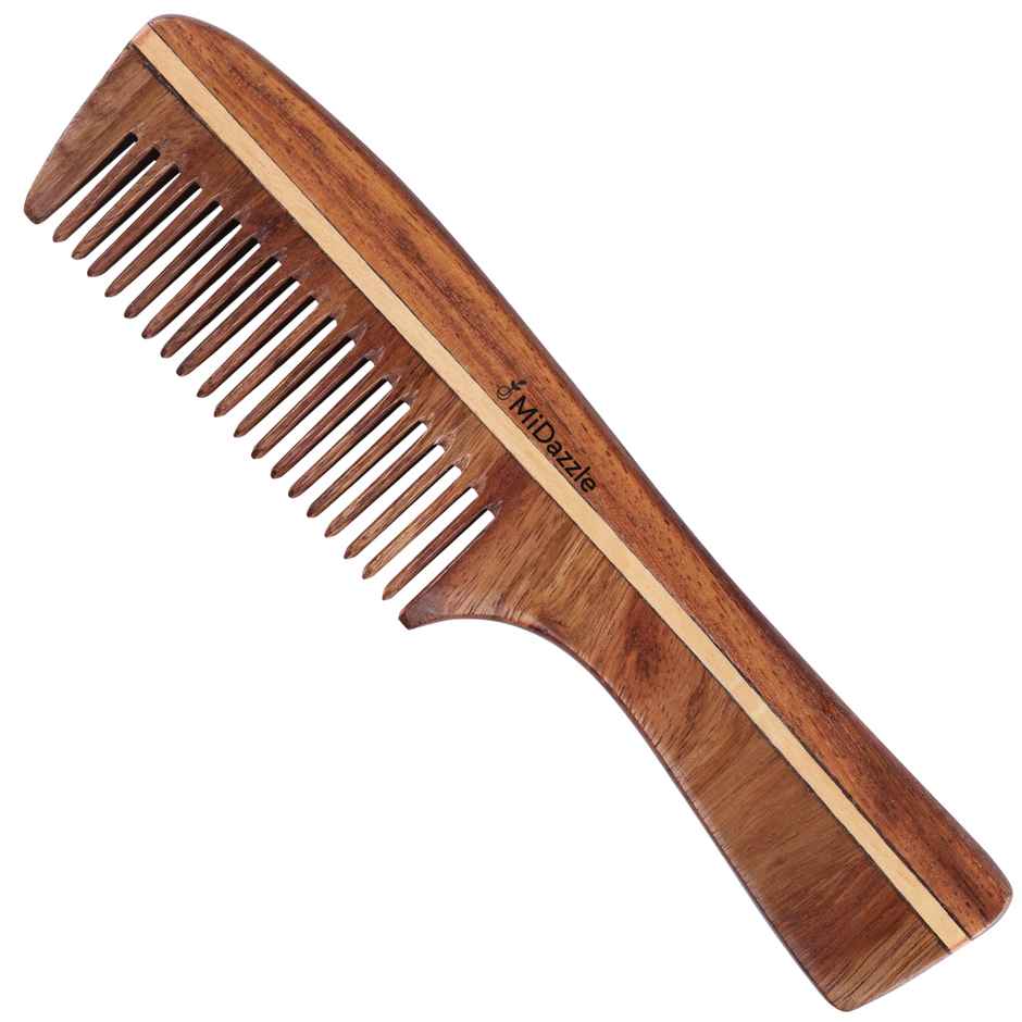 Midazzle Natural Handcrafted Sheesham Rosewood Hair Comb | MIRC2006