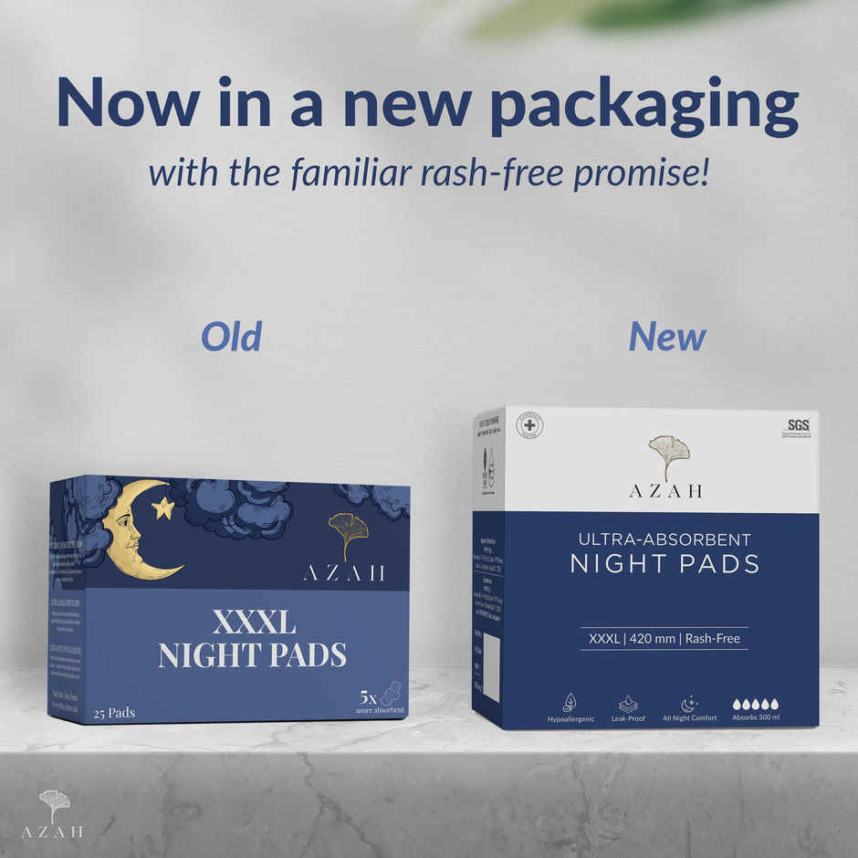 Azah Ultra-Absorbent Night Pads - XXXL