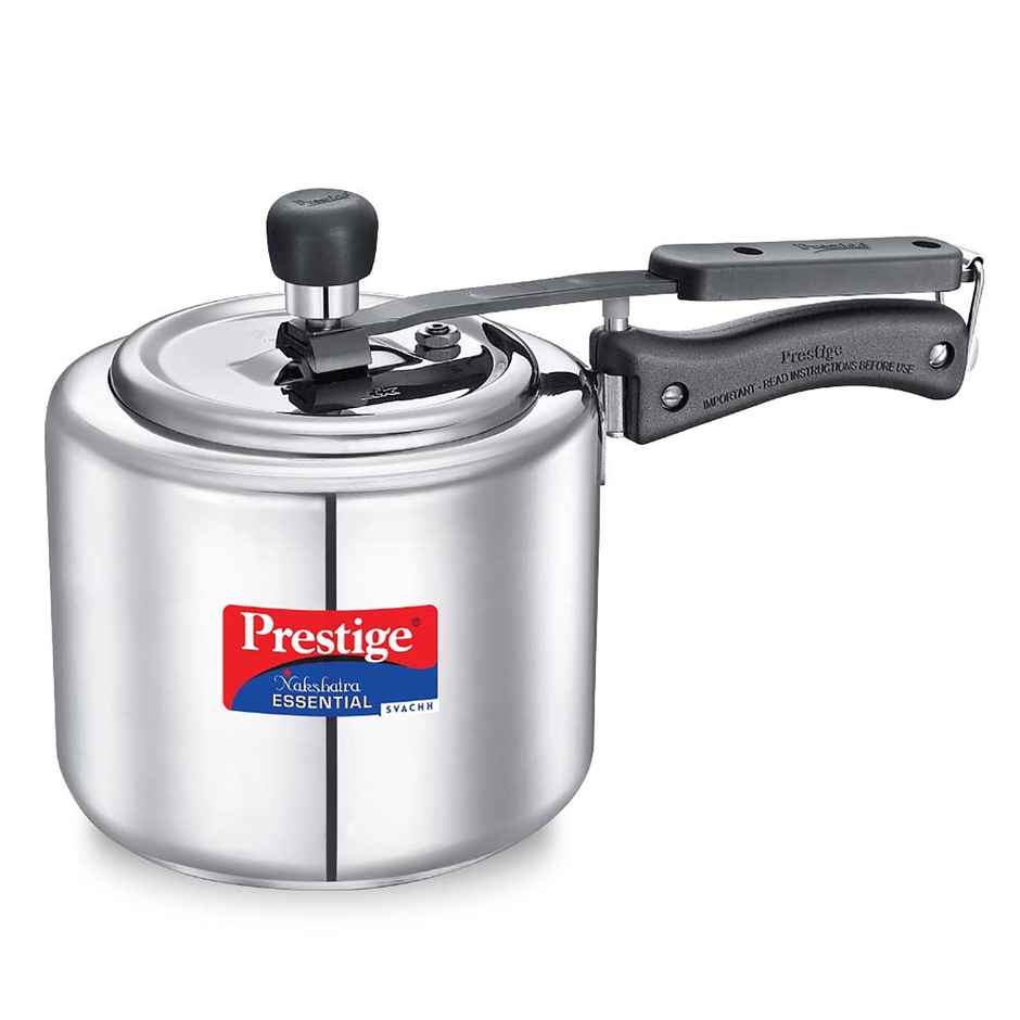 Prestige Nakshatra Essential Svachh Stainless Steel Pressure Cooker 3.0 L