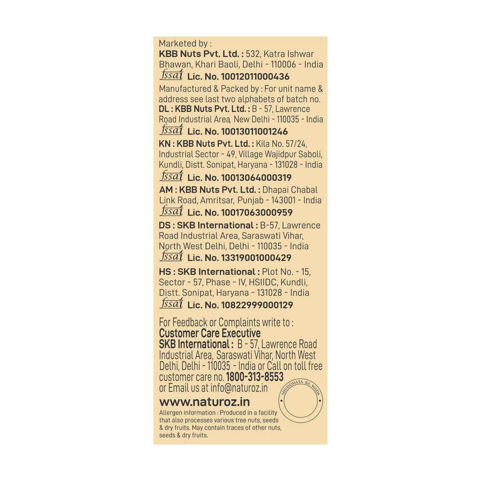 Naturoz Almond Kernels Daily