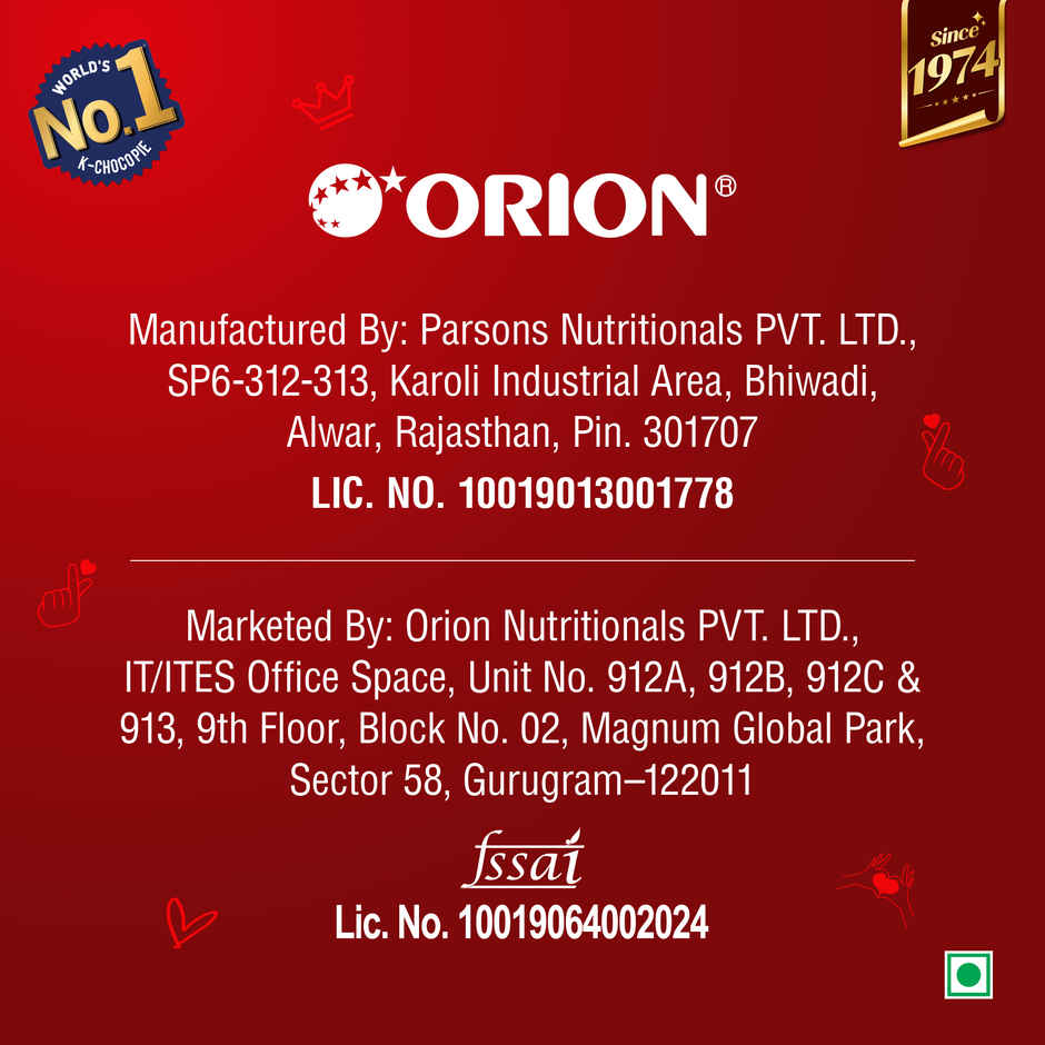 Orion Choco Pie Chocolate Coated Soft Biscuits Combo