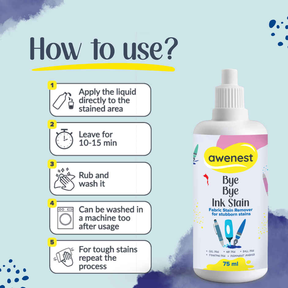 Awenest Bye Bye Ink Stain Remover Spray