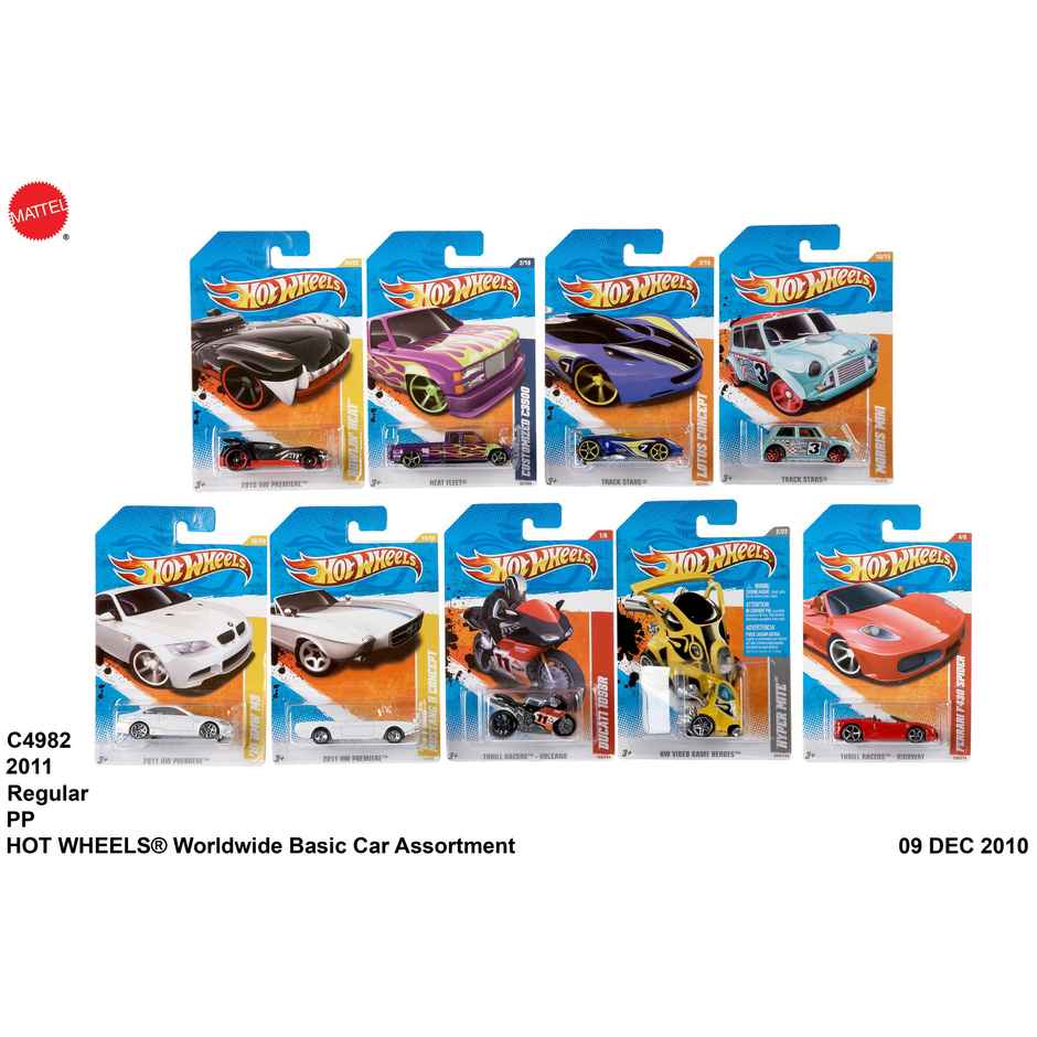 Hot Wheels Basic Car Fans for Kids, Assorted, 3Y+ (Multicolor)