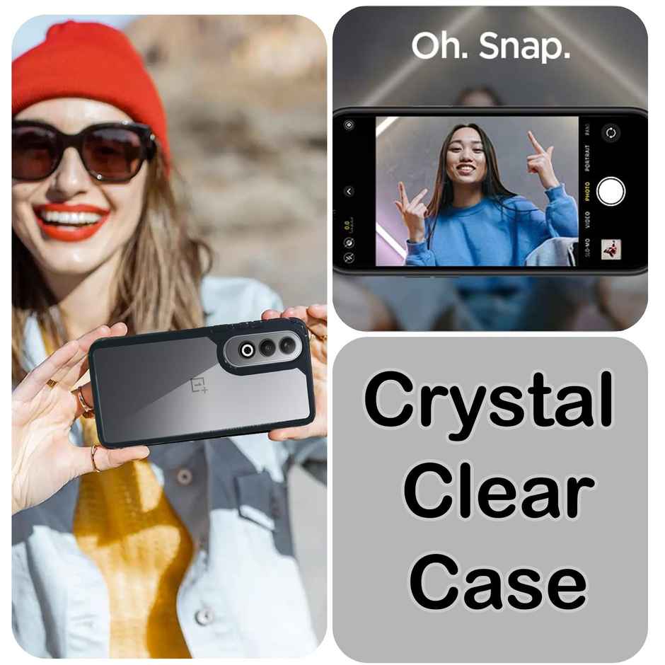Artistque Case for Oneplus Nord Ce 4 5g TPU Back Cover - Transparent Shockproof