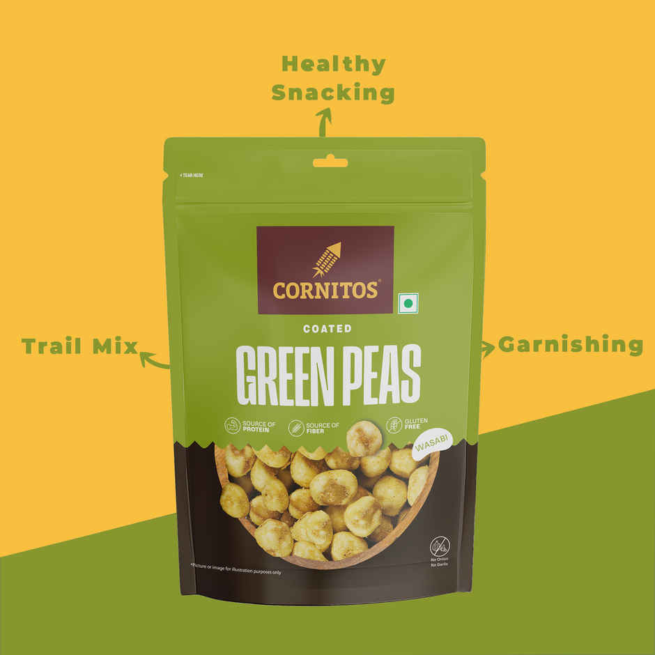 Cornitos Coated Green Peas - Wasabi