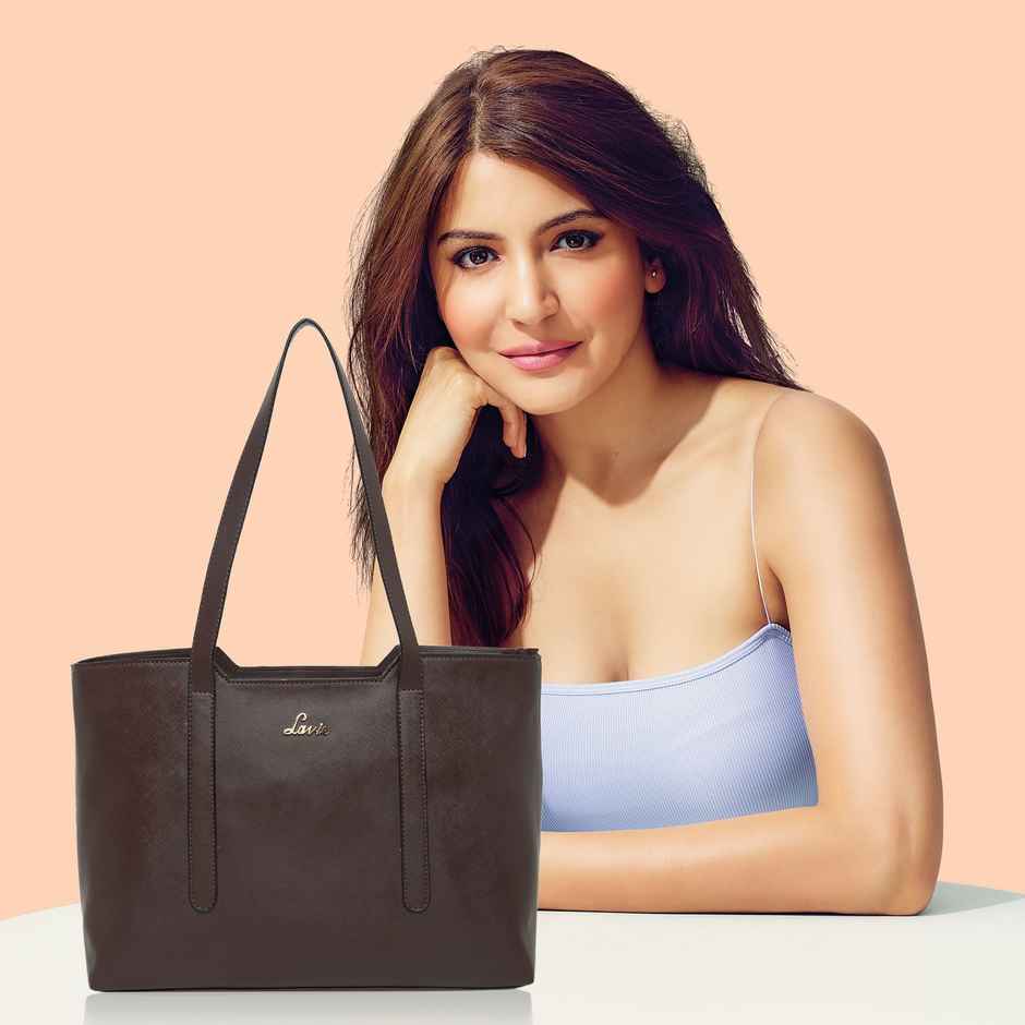 Lavie Women's Batsu Synthetic Leather Tote Bag | Medium | Maroon