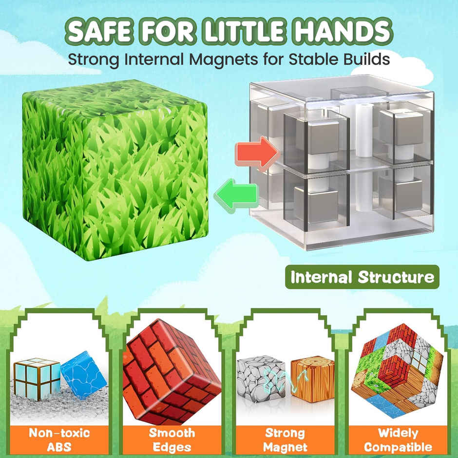Kidology Magnetic Building Blocks For Kids