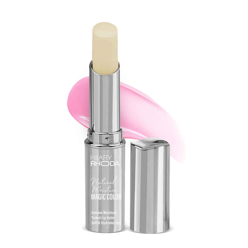 Hilary Rhoda Natural Moisture Magic Colour Lip Balm | Hydrating & Moisturising | Grape Seed Extract