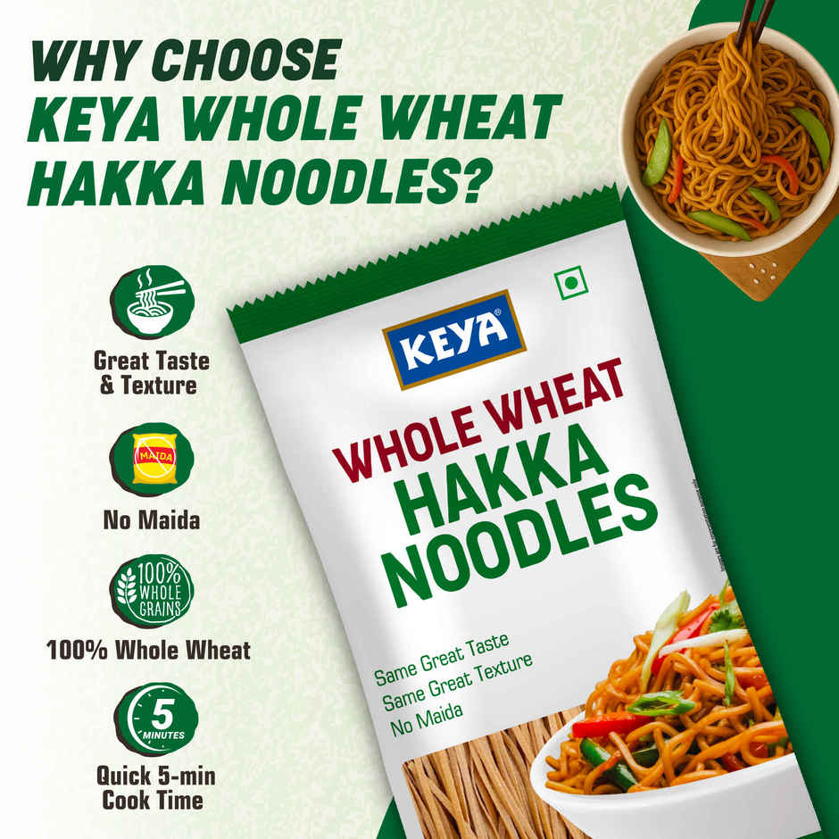 Keya Whole Wheat Hakka Noodles