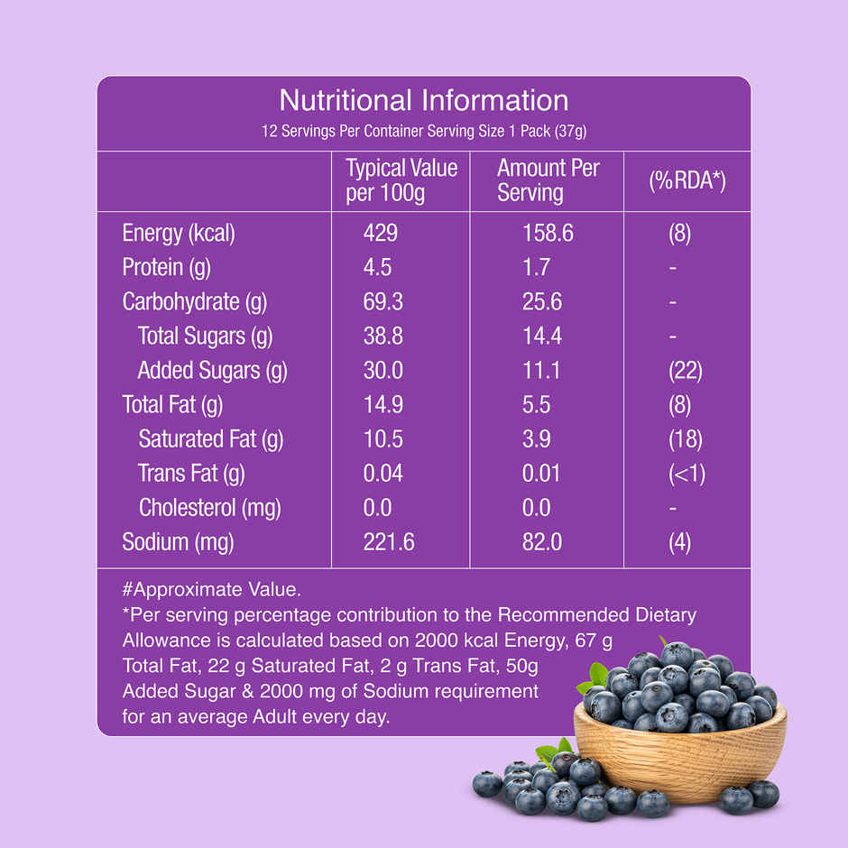 Orion Blueberry Snow Dazzle Pie | Soft & Fruity