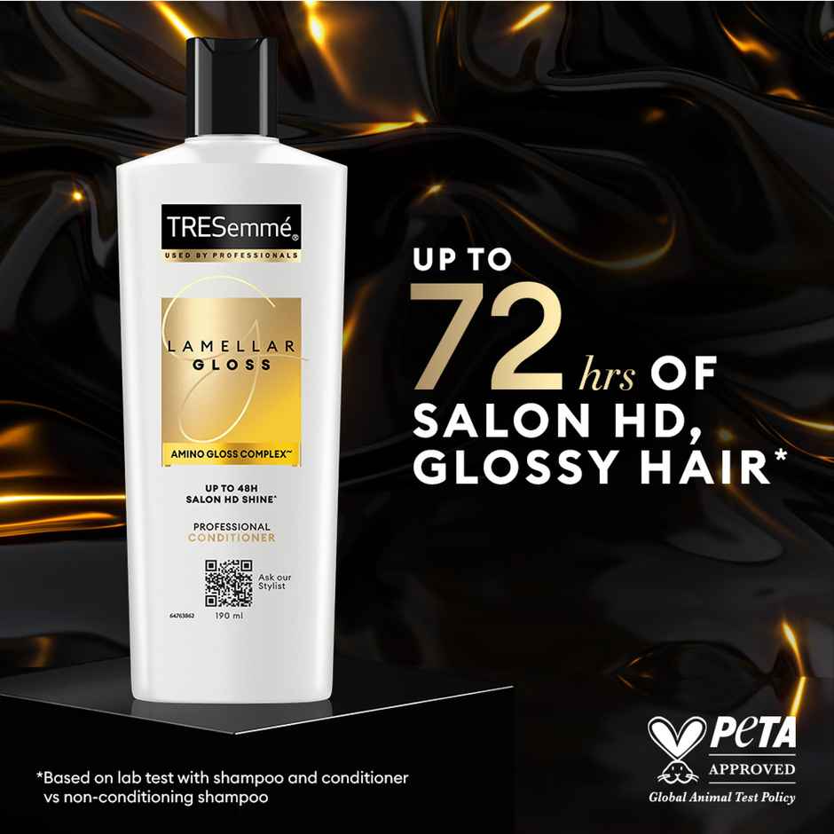 Tresemme Lamellar Gloss Conditioner, With Amino Gloss Complex, For Ultra Shiny, Glossy Hair