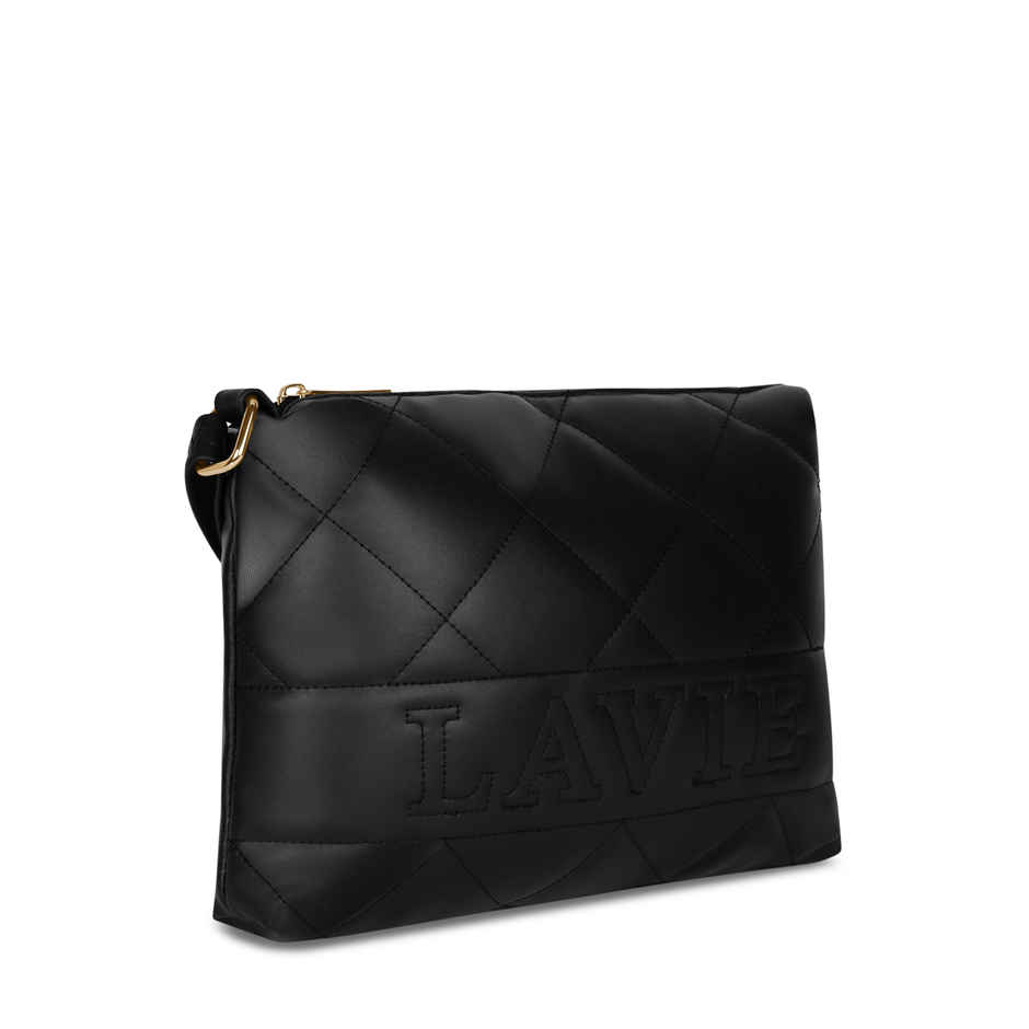Lavie Women's Quilt Jill Top Zip Sling Bag | Black