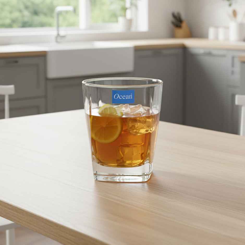 Ocean Plaza Whisky Glass Set | 295 ml | 6 pcs | Premium Glassware