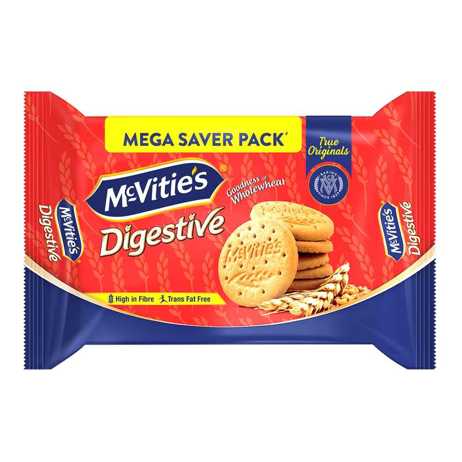McVitie's High Fibre Biscuits With Goodness Of Whole Wheat Digestive Biscuits | Trans Fat-free Combo