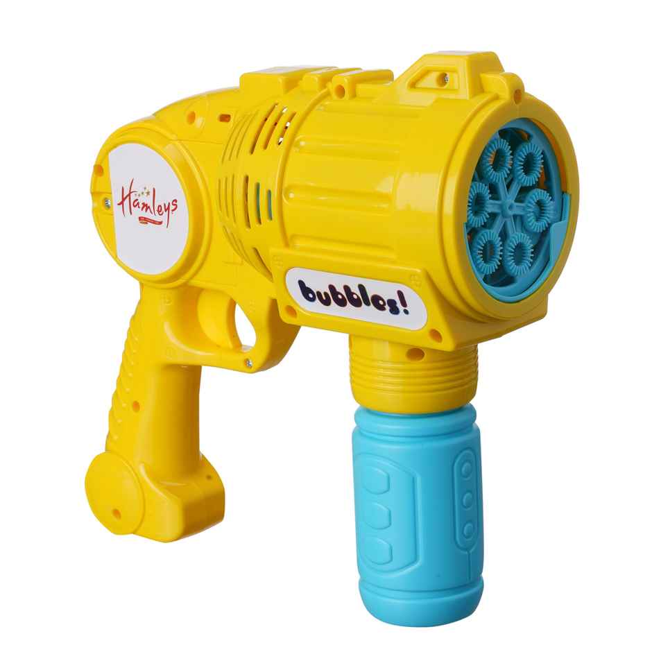 Hamleys Bubble Blaster With Fuel Impulse Toys for Kids Yellow 3Y+ | Toy Gun