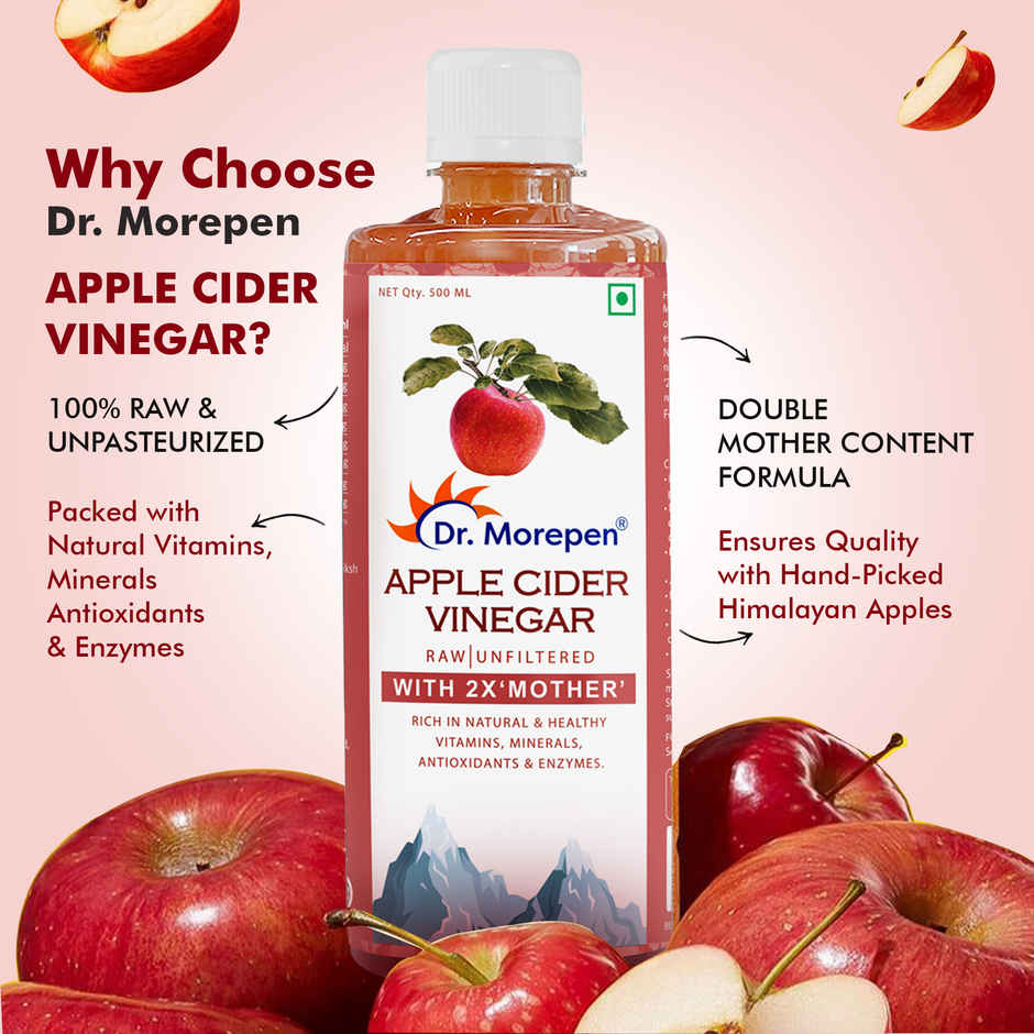 Dr. Morepen Apple Cider Vinegar with Vitamins & Minerals Helps in Weight Loss