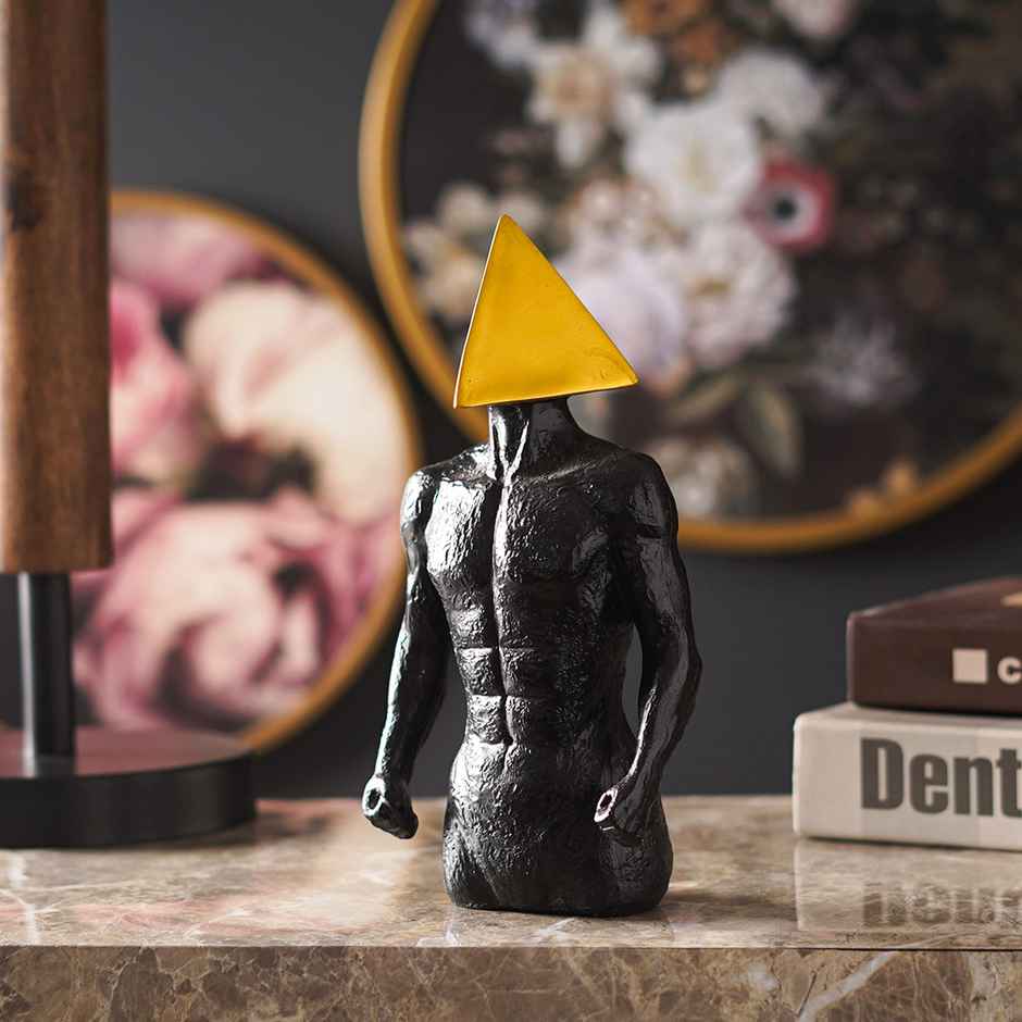 The Artment Geometric Marvel MuscleCraft Accent Showpiece for Home Décor