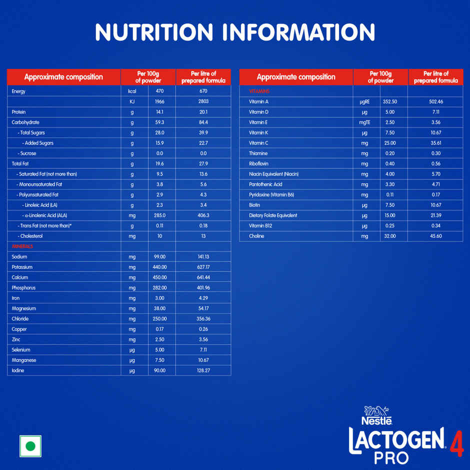 Nestle Lactogen Pro 4 Follow-up Formula Powder Combo