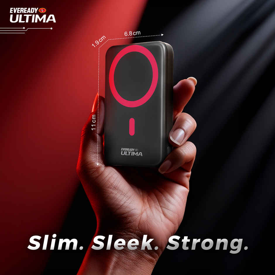 Eveready Ultima 10000 mAh Regular | Power Bank Compatible With Magsafe and Digital Display - PB31