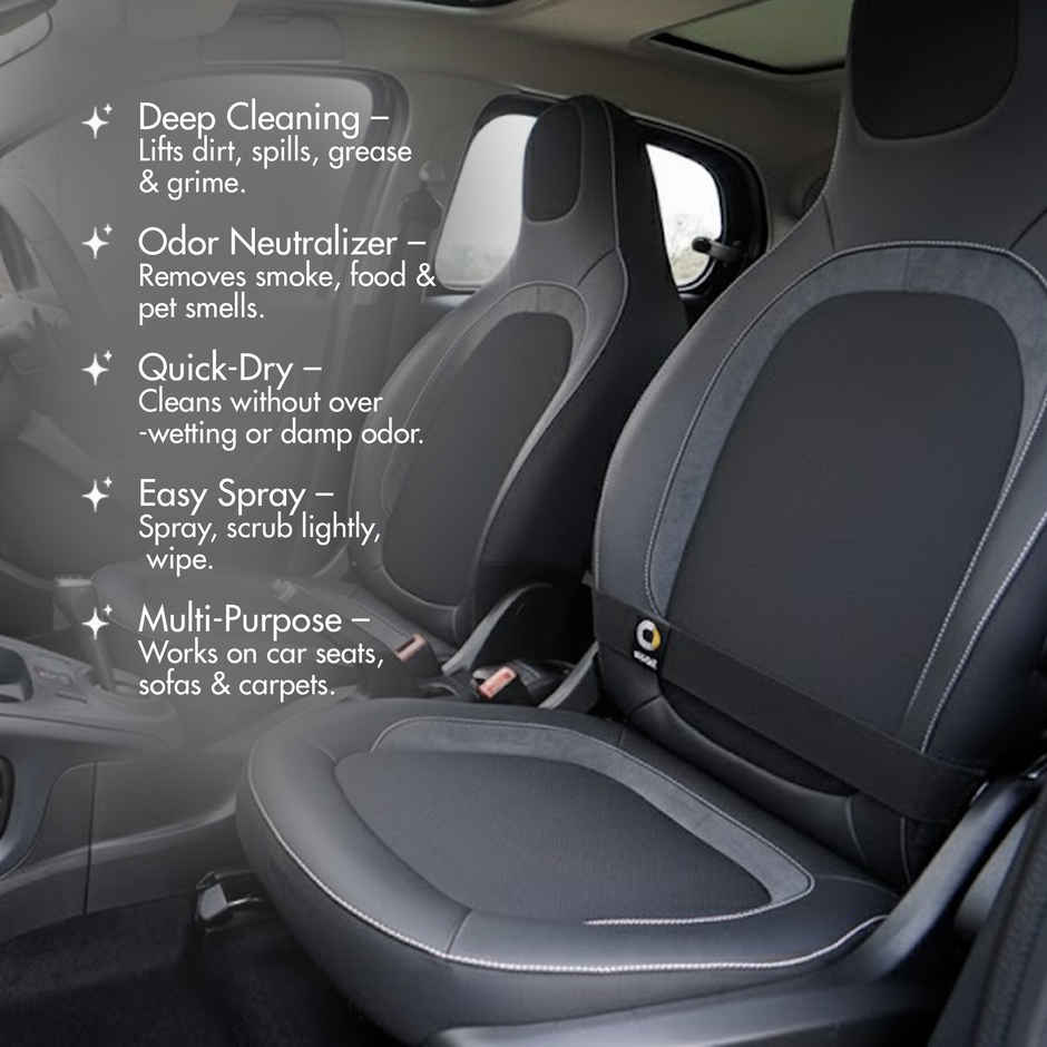 Nippon Paint n-Shield Fabric Cleaner Foam Spray | Deep Cleaning for Car Seats, Carpets etc
