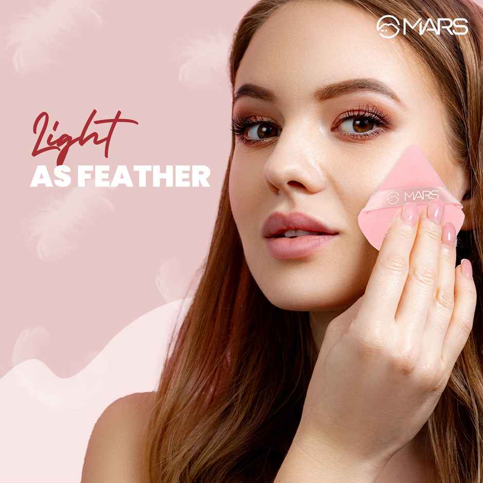 MARS Cosmetics Pizza Powder Puff For Face Makeup | Pack Of 2