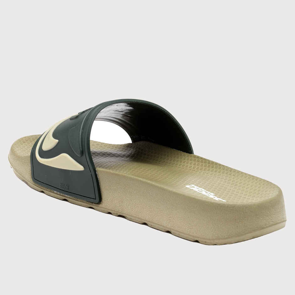 Asian Men's Slides | Slider-34 | Olive - UK 6