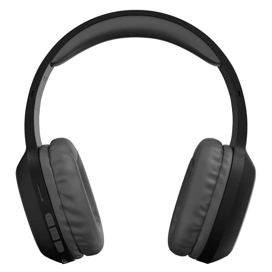 ZEBRONICS THUNDER Bluetooth 5.3 Wireless Headphones with 60H Backup, Gaming Mode, Dual Pairing, ENC, AUX, Micro SD, Voice assistant, Comfortable Earcups, Call Function - Black