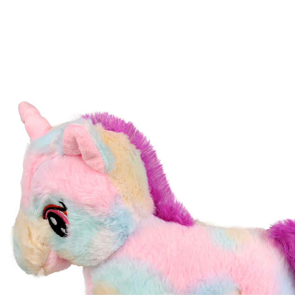 Dearjoy Rainbow Unicorn Soft Toy Pink 35 cm