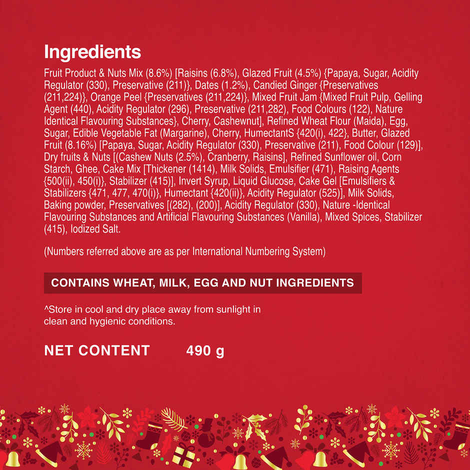 Modern White Plum Cake | Combo