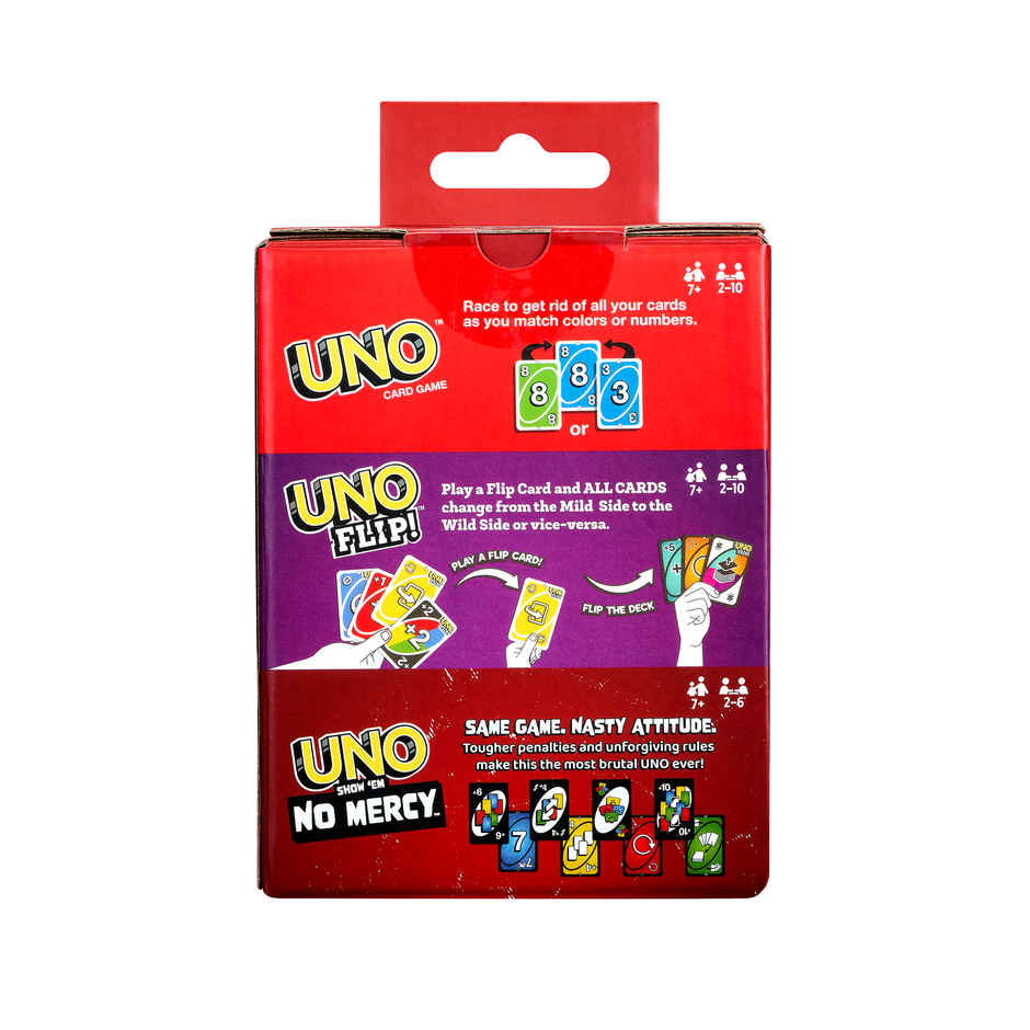 Mattel Games UNO Greatest Hits Gift Pack with 3 Card Games