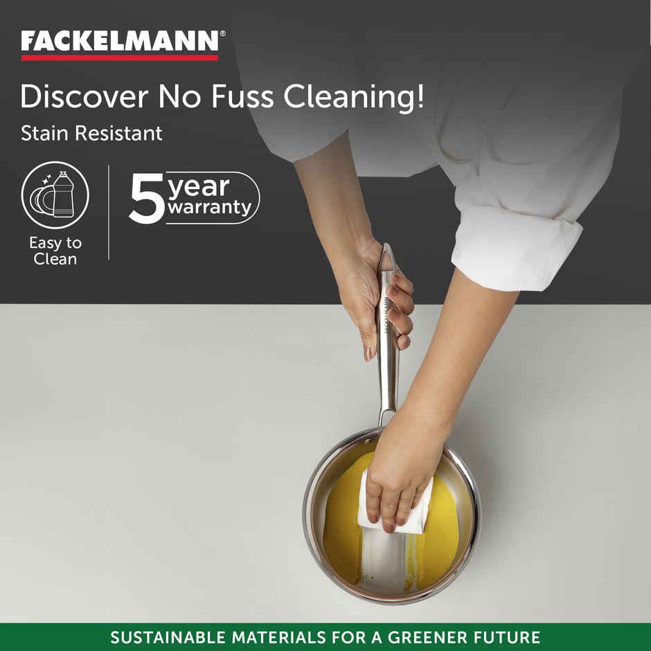 Fackelmann Stainless Steel Triply Sauce Pan 16 CM