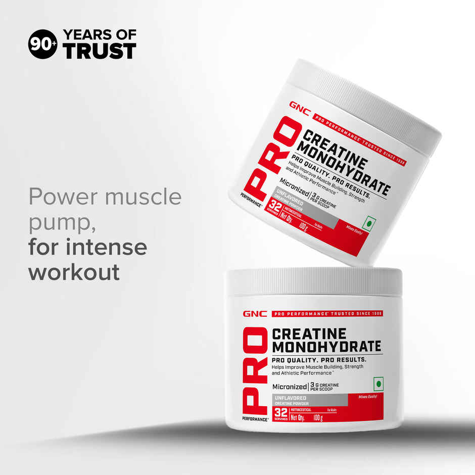GNC Pure Micronized Creatine Monohydrate With Free Shaker