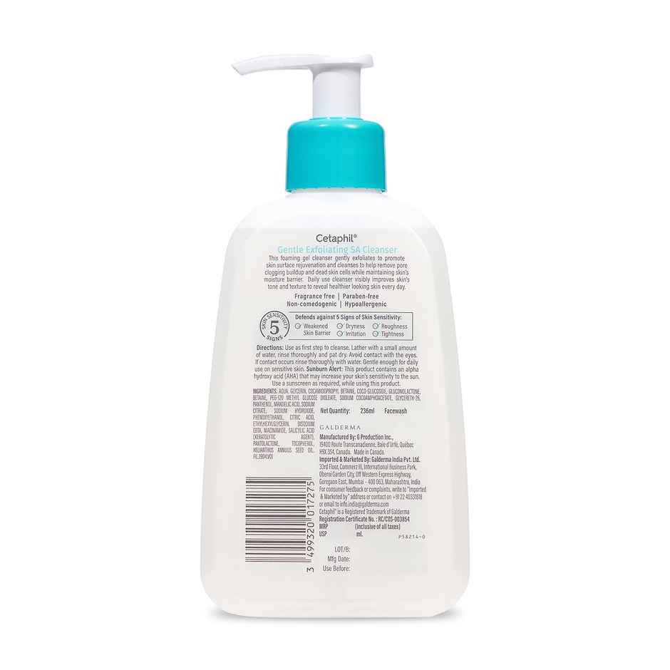 Cetaphil Gentle Exfoliating Sa Cleanser Face Wash