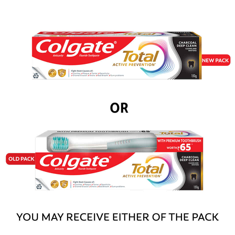 Colgate Total Charcoal Deep Clean Antibacterial Toothpaste