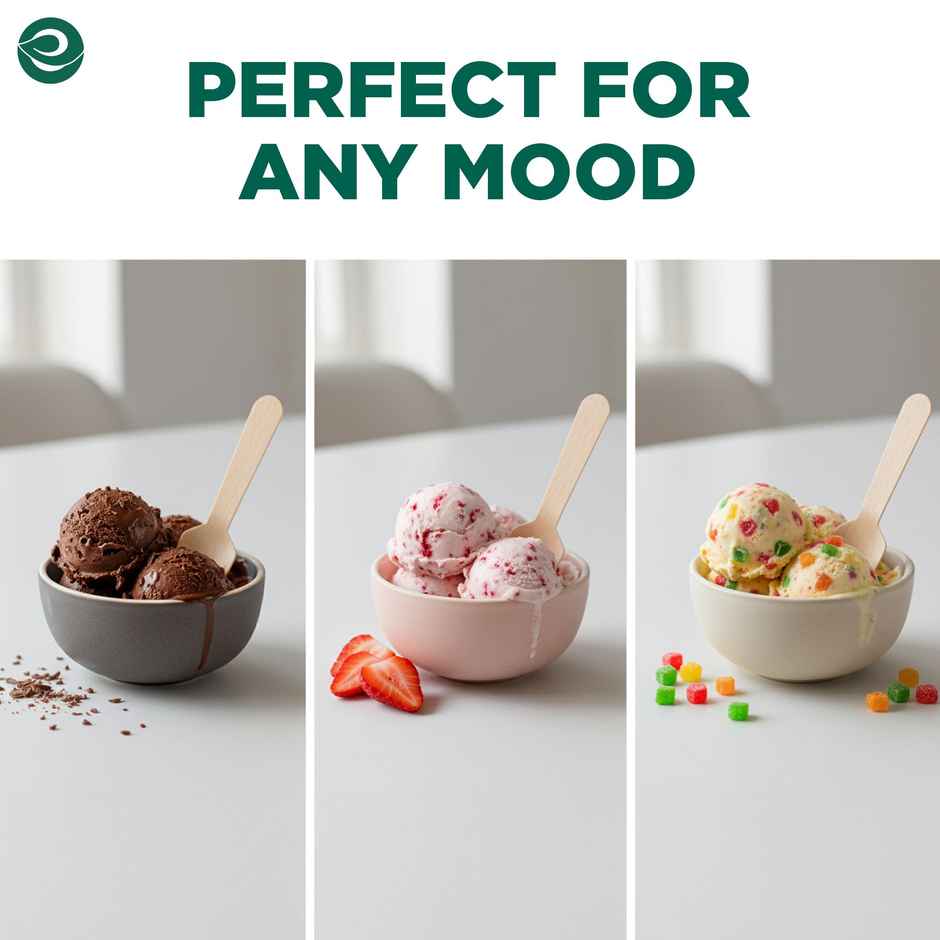 Eco Soul | Ice Cream Spoon | |95 mm | 50 Count