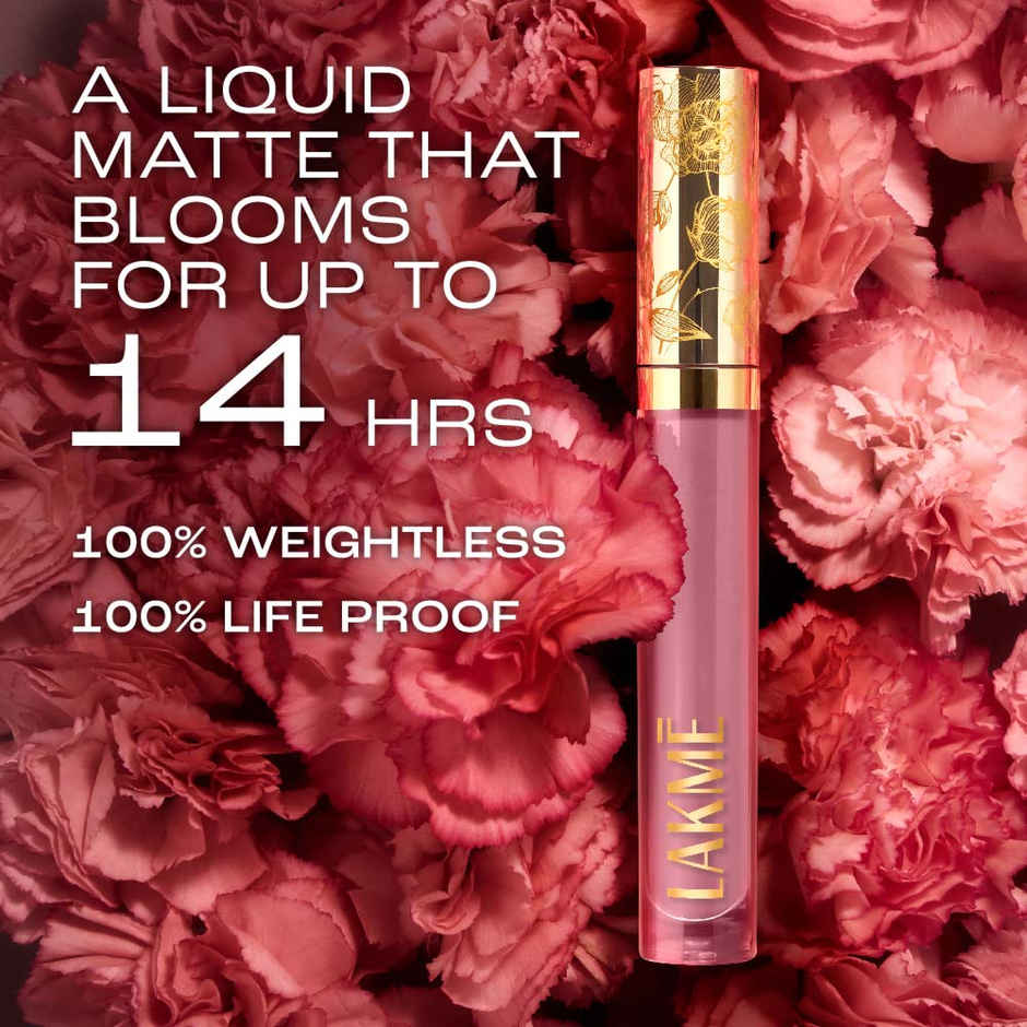 Lakme Rouge Bloom Matte Lip Liquid Mocha Maiden 301