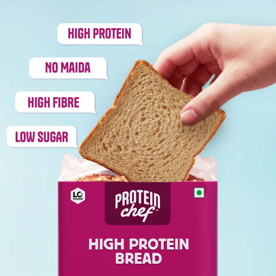 Protein Chef 50g Protein Bread | Multigrain Bread | No Maida