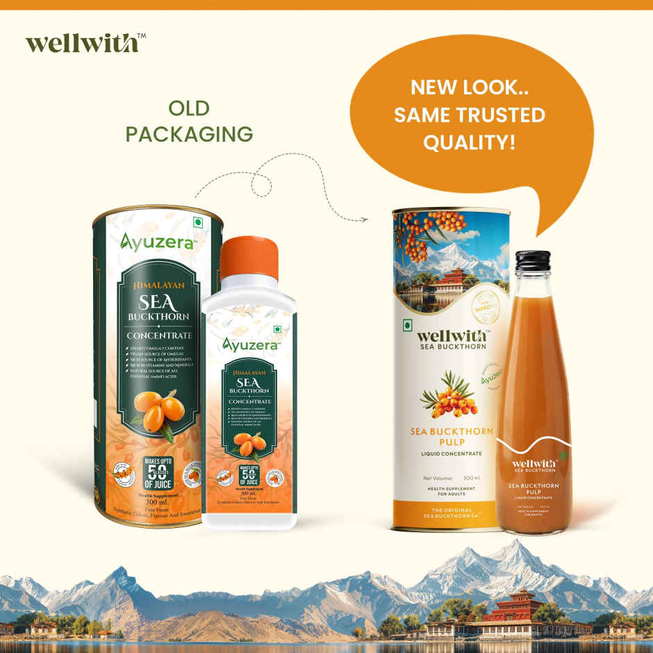 Wellwith Sea Buckthorn Pulp