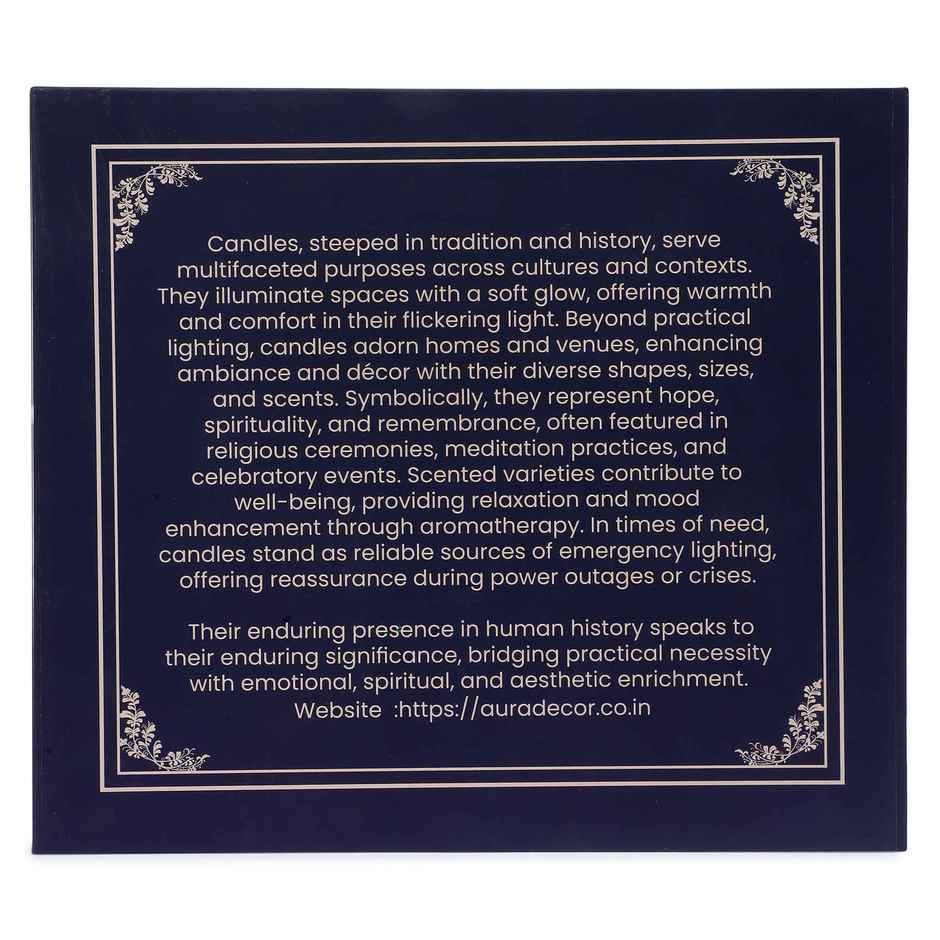 Maharaja Royal Votive Candle Set | Pack of 12 | Auradecor