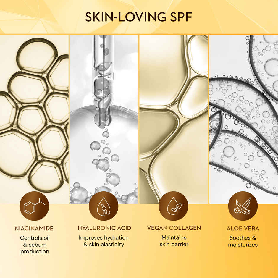 SUGAR Cosmetics Tan Ban 4% Niacinamide Sunscreen Light Gel